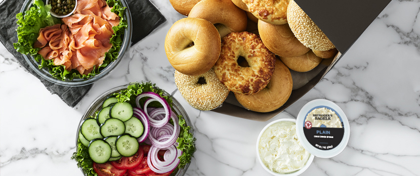 Smoked Salmon & Bagels  group