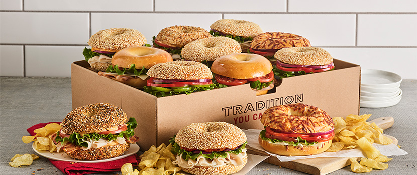 Group Bagel Sandwich Boxes  group